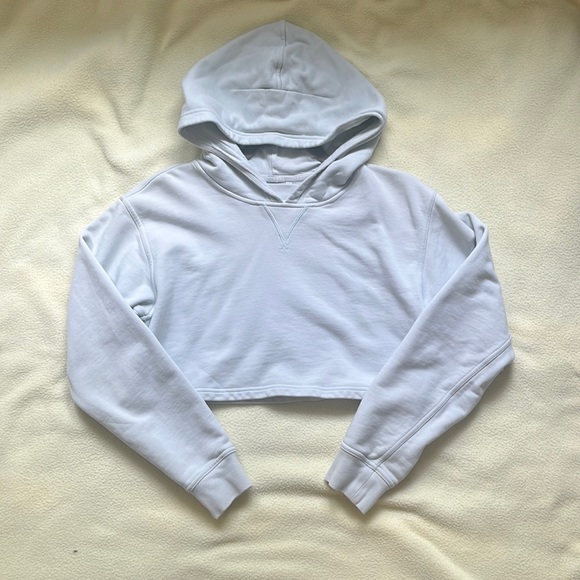 lululemon athletica Tops - Lululemon Women’s Cropped Hoodie in frost blue